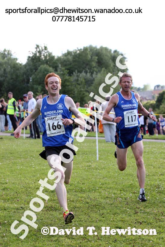 Senior mens Sunderland 5k Road Race. Photo: David T. Hewitson/Sports for All Pics